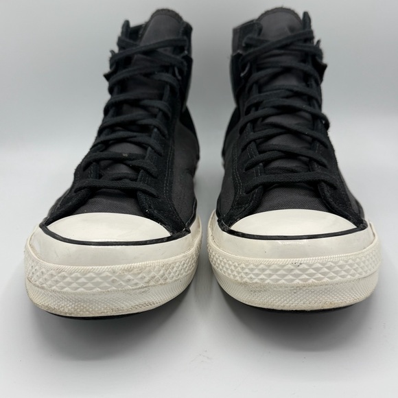 Converse Chuck 70 High Unisex Shoes Suede Canvas Black Casual Sneakers A01785C - Picture 3 of 12